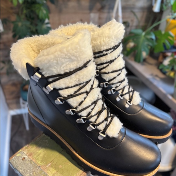 ✨Bernardo Shearling Hiker Boots Women’s 11 — Anthropologie Nordy’s Winter Boots✨ - Picture 10 of 10